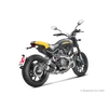 Kép 2/2 - Ducati Scrambler Café Racer Optional Header (Titanium) 2017-2020