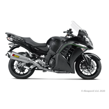 Kawasaki 1400 GTR 2017 Slip-On Line (Titanium)