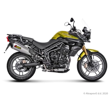 Triumph Tiger 800 XC/XR/XRx/XCx/XRT/XCA 2016 Slip-On Line (Titanium)