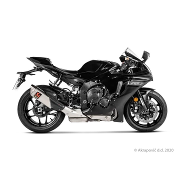 Yamaha R1 2026 Slip-On Line (Titanium)