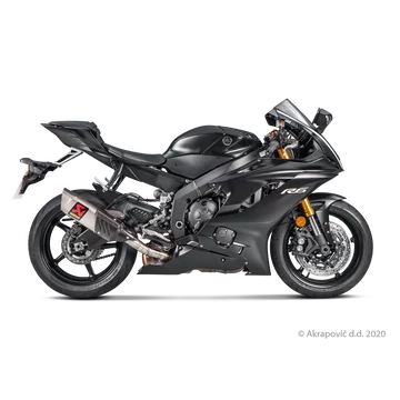 Yamaha R6 2024 Slip-On Line (Titanium)