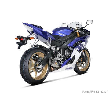 Yamaha R6 2026 Slip-On Line (Titanium)