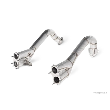 Porsche 718 Cayman GT4 / Spyder - OPF/GPF Link pipe set (Titanium) 2020-2020