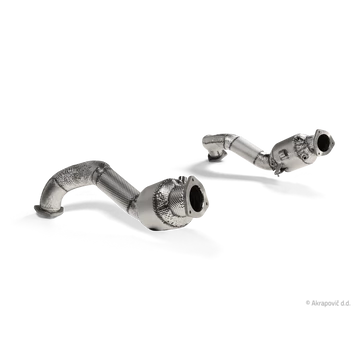 Porsche 718 Cayman GT4 RS Link Pipe Set (Titanium) 2022-2026
