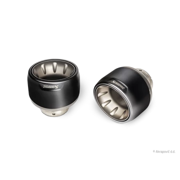 Porsche 718 Cayman GT4 / Spyder - OPF/GPF Tail pipe set (Titanium) - Black 2020-2023