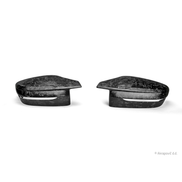 BMW M240i (G42) Chopped Carbon Fibre Mirror Cap Set - Matte 2022-2026