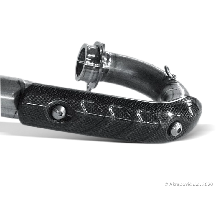 Kawasaki KX 250 F 2007 Heat Shield (Carbon)