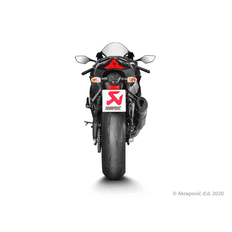 Kawasaki Ninja ZX-10R SE 2020 Muffler bracket with Muffler clamp (Carbon)