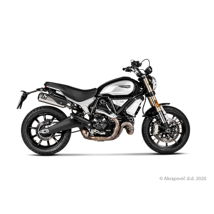 Ducati Scrambler 1100 2020 Slip-On Line (Titanium)