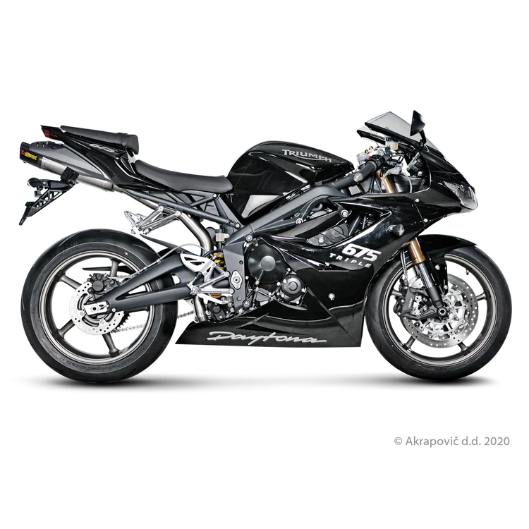 Triumph Daytona 675 2008 Slip-On Line (Titanium) 06-08