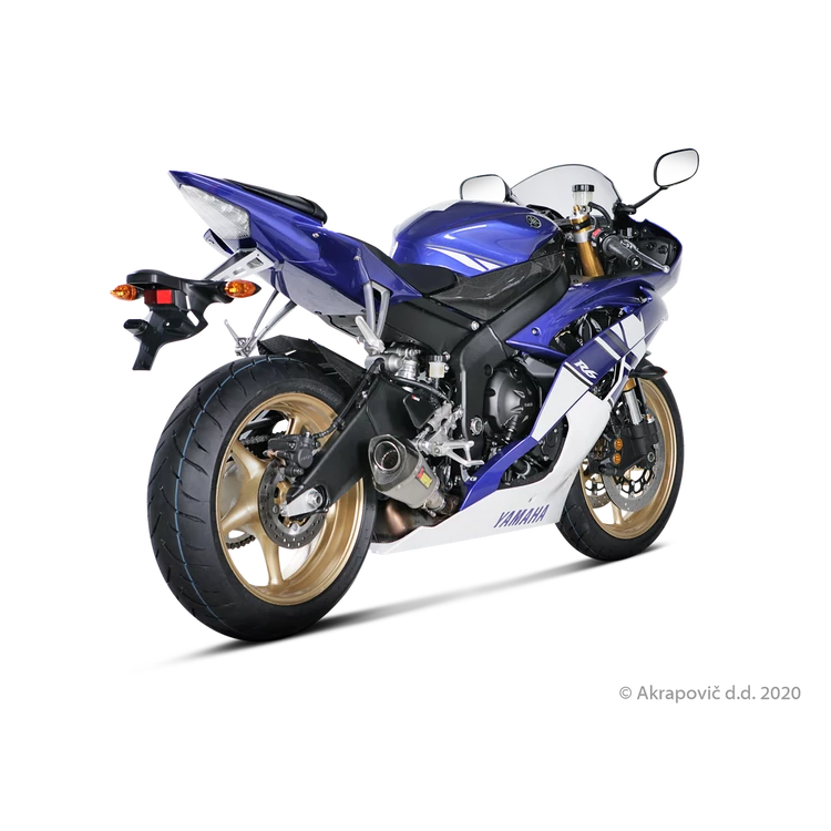Yamaha R6 2026 Slip-On Line (Titanium)