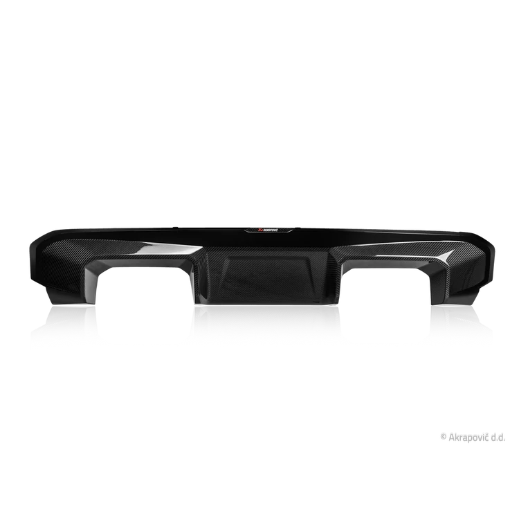 BMW M3 (G80, G81) - OPF/GPF Rear Carbon Fibre Diffuser - High Gloss Black 2021-2026