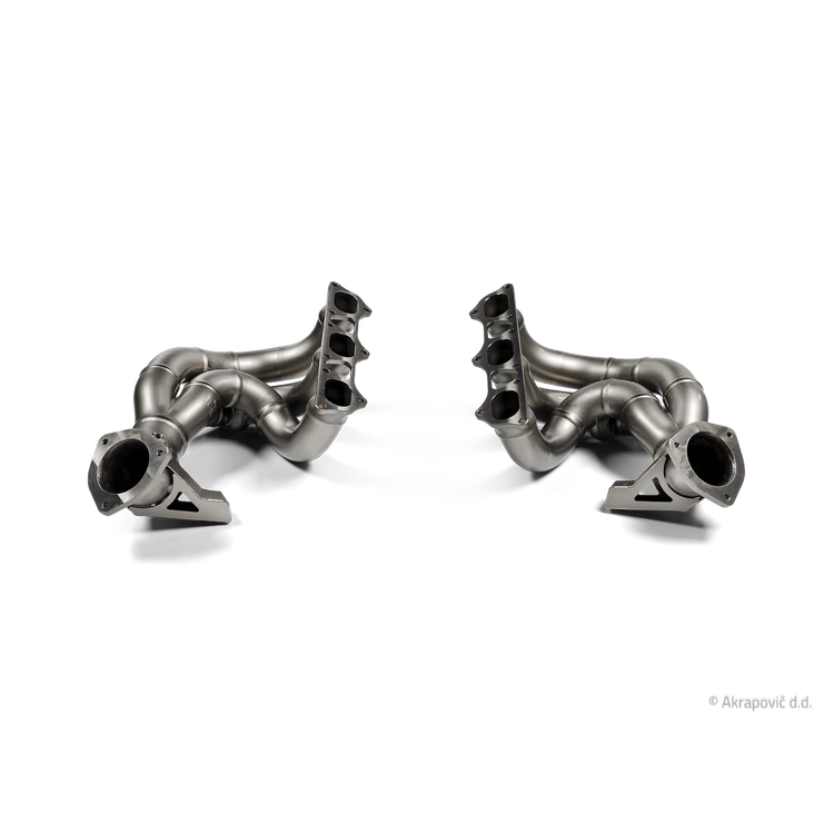 Porsche 718 Cayman GT4 RS Evolution Header Set (Titanium) 2022-2026