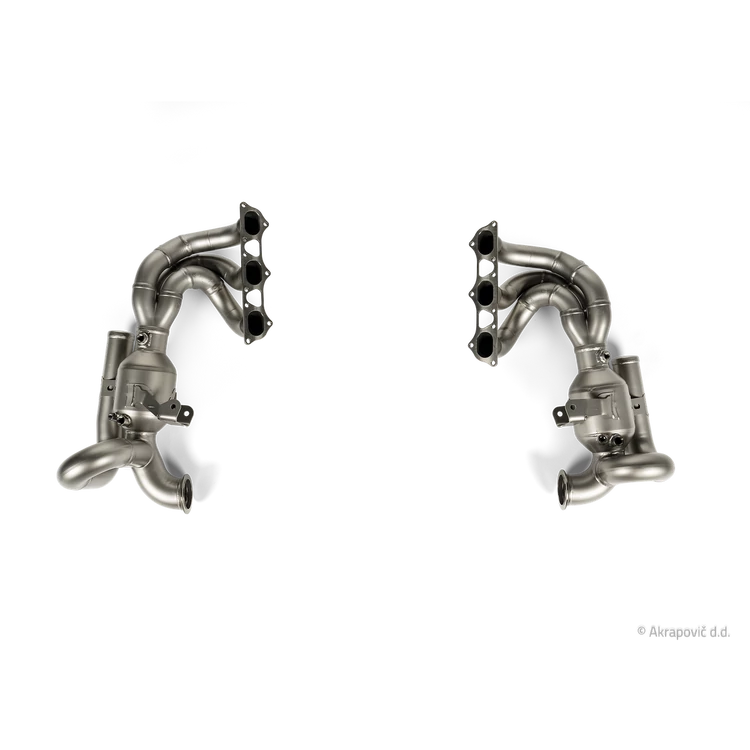 Porsche 911 GT3 / GT3 Touring (992.2) Evolution Header Set (Titanium) 2025-2026