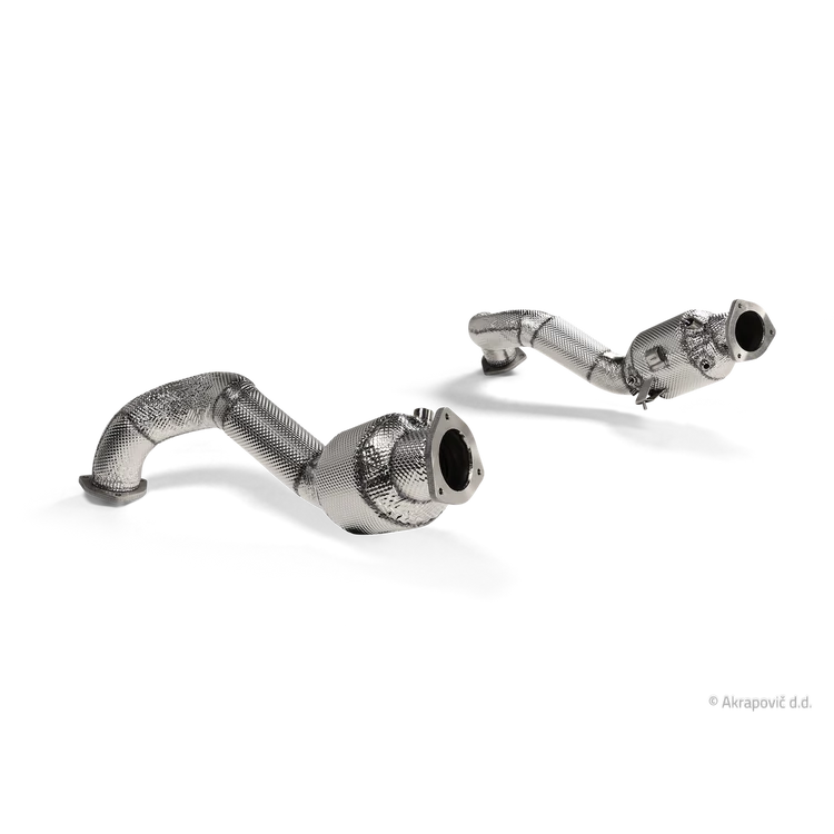 Porsche 718 Cayman GT4 RS Link Pipe Set (Titanium) 2022-2026
