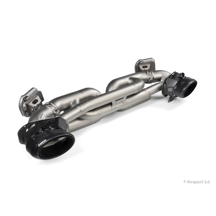 Porsche 911 Turbo / Turbo S / Cabriolet / Sport Classic (992) Slip-On Race Line (Titanium) 2020-2025