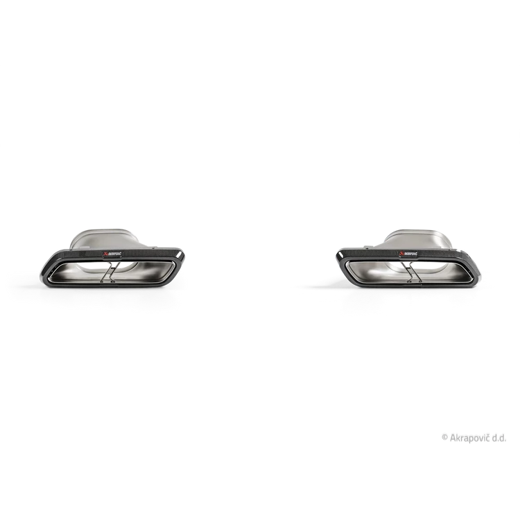 Mercedes-AMG E 63/E 63 S Sedan/Estate (W213/S213) Tail pipe set (Carbon) - High Gloss 2017-2020