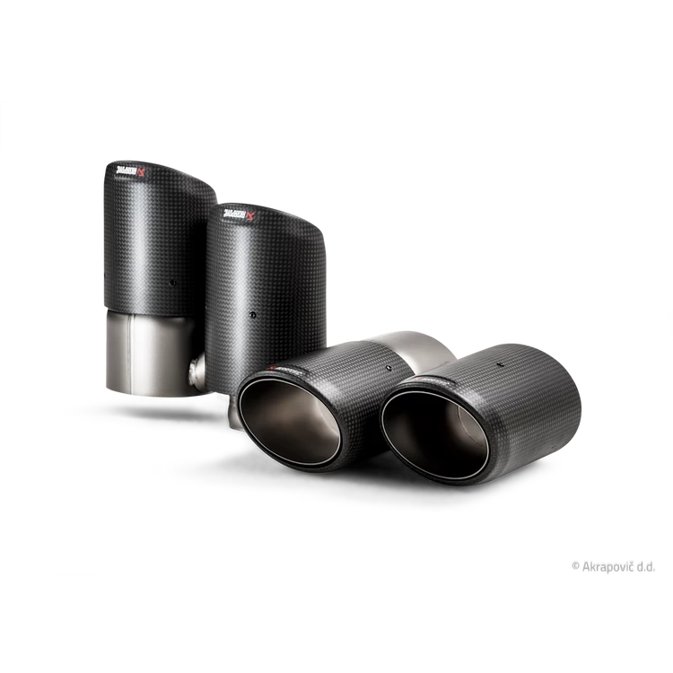 Porsche Cayenne / Coupé (536) - OPF/GPF Tail pipe set (Carbon) 2018-2022