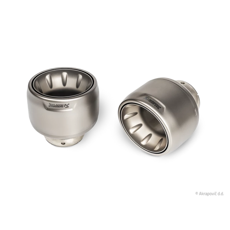 Porsche 718 Cayman GT4 / Spyder Tail pipe set (Titanium) 2020-2023