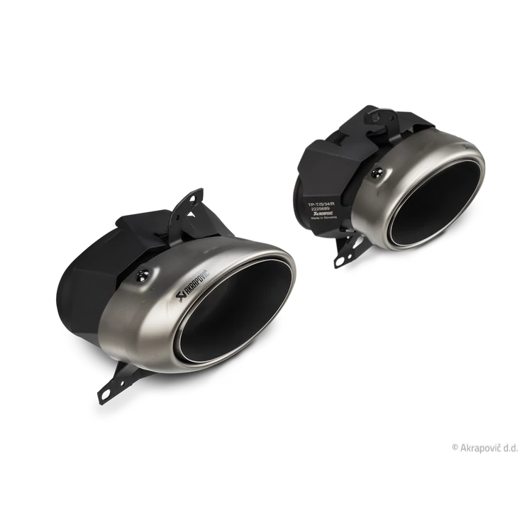 Porsche 911 Turbo / Turbo S / Cabriolet / Sport Classic (992) Tail pipe set (Titanium) 2020-2025